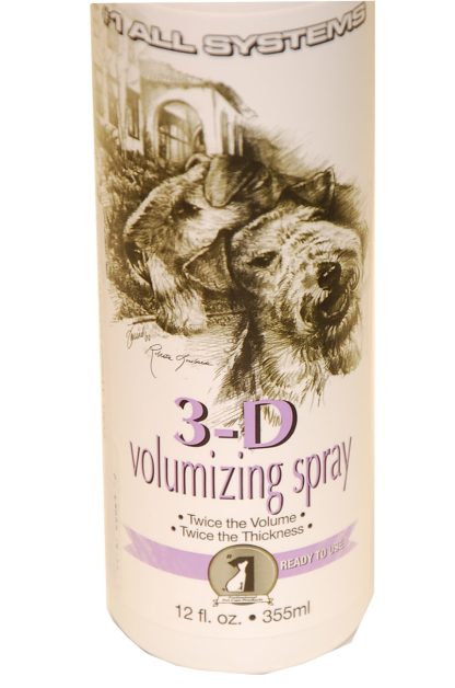 3-D volumizing spray, All systems (volumisateur de poils) 355ml