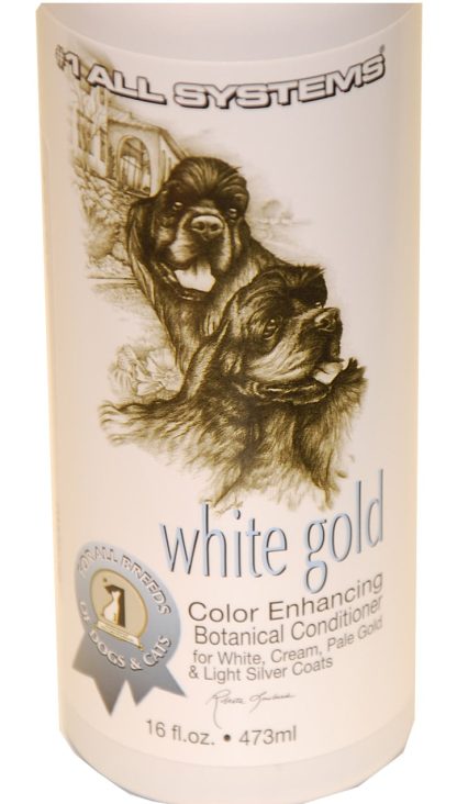 Conditionneur All systems, White gold ( Pelage pâle et doré ) 473ml