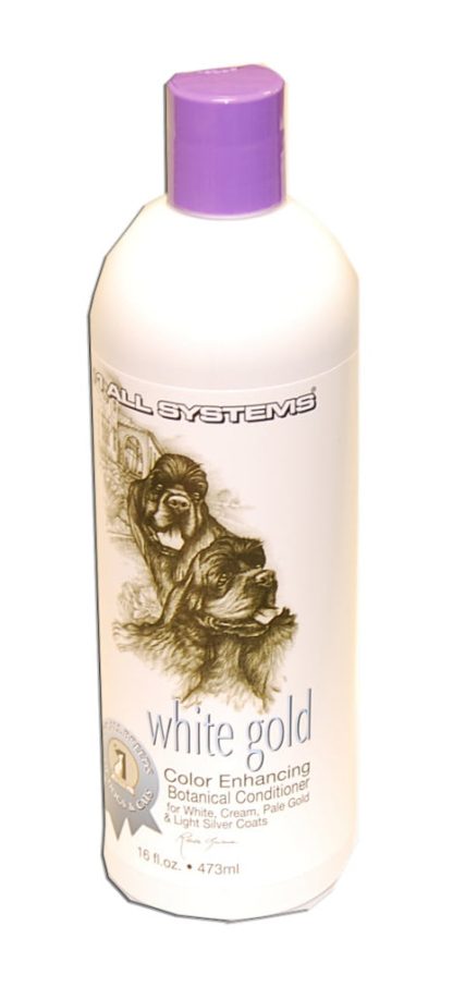 Conditionneur All systems, White gold ( Pelage pâle et doré ) 473ml